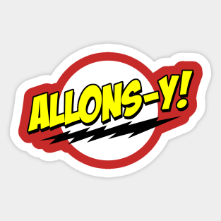 Allons-y Sticker